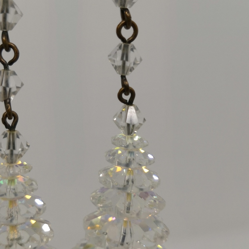 Swaroski Clip vintage earrings - Picture 5 of 6